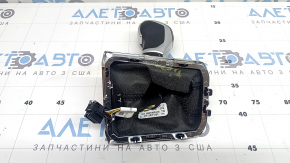 Gear knob VW Tiguan 18-24 type 2, black leather, without shifter cover, scratches