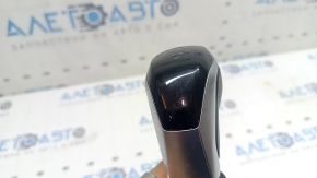 Gear knob VW Tiguan 18-24 type 2, black leather, without shifter cover, scratches