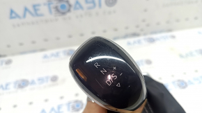 Gear knob VW Tiguan 18-24 type 2, black leather, without shifter cover, scratches