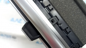 Front panel trim with air duct deflector right Hyundai Tucson 25-26 black with silver, scratches