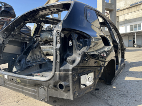 Quarter wing rear right BMW X3 G01 18-24 on the body, black, pokes