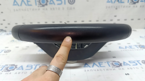 Naked steering wheel VW Tiguan 22-24 black leather, without trim and buttons, scratches