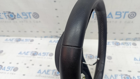 Naked steering wheel VW Tiguan 22-24 black leather, without trim and buttons, scratches