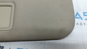 Left visor Toyota Camry v70 21-24 beige, without hook, dry cleanable
