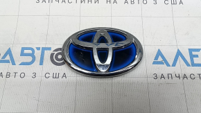Emblem logo of the trunk lid of Toyota Camry v70 18-24 HYBRID, pokes, crack