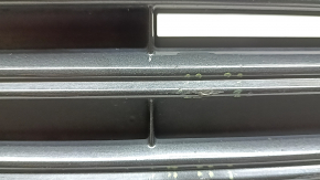 Lower grille of the front bumper Toyota Camry v70 21-24 LE/XLE usa without parking sensors, without camera, hybrid, black gloss, cracks, cuts, scratches, sand