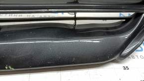 Lower grille of the front bumper Toyota Camry v70 21-24 LE/XLE usa without parking sensors, without camera, hybrid, black gloss, cracks, cuts, scratches, sand