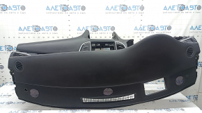 Front dashboard with AIRBAG Infiniti QX50 19-21 black, for speaker, for projection, with deflectors