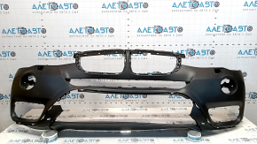 Bare front bumper BMW X3 F25 15-17 without park assist, halogen fog lights, without camera, under washers