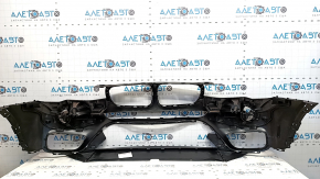 Bare front bumper BMW X3 F25 15-17 without park assist, halogen fog lights, without camera, under washers