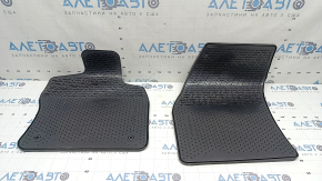 Set of rubber interior mats for 5 seats VW Tiguan 20-24 black