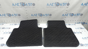 Set of rubber interior mats for 5 seats VW Tiguan 20-24 black