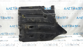 Rear left underbody protection BMW X3 G01 18-24, torn, dented