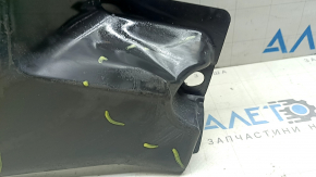 The rear right underbody protection of Toyota Camry v70 18-24 hybrid is dented