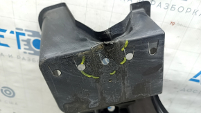 The rear left underbody protection of Toyota Camry v70 18-24 hybrid is dented