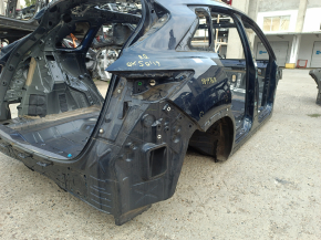 Quarter wing rear right Infiniti QX50 19-25 on the body, blue, pokes
