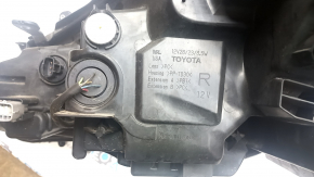 Front right headlight Toyota Camry v70 21-24 halogen + LED, light, sand