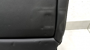Backrest of the rear row of seats, 2nd row, right, Hyundai Tucson 25-26, without airbag, black leather, heated, perforated, with armrest and belt, dented