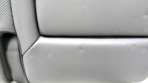 Backrest of the rear row of seats, 2nd row, right, Hyundai Tucson 25-26, without airbag, black leather, heated, perforated, with armrest and belt, dented