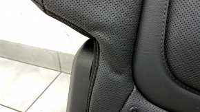 Backrest of the rear row of seats, 2nd row, right, Hyundai Tucson 25-26, without airbag, black leather, heated, perforated, with armrest and belt, dented