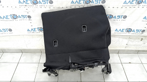 Backrest of the rear row of seats, 2nd row, right, Hyundai Tucson 25-26, without airbag, black leather, heated, perforated, with armrest and belt, dented