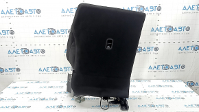 Backrest of the rear row of seats, 2nd row, left, Hyundai Tucson 25-26, without airbag, black leather, heated, perforation is dented