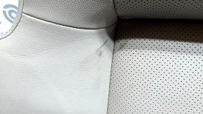 Rear seat cushion 2nd row Kia Niro 17-19 HEV, PHEV gray leather, perforated, dry cleanable, wrinkled