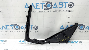 Left front bumper cover Hyundai Tucson 25-26 Korea, gloss black, for parking sensors