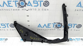 Front bumper cover right Hyundai Tucson 25-26 Korea, black gloss, for parking sensors