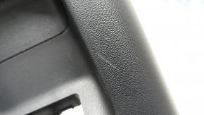 Rear center console trim Hyundai Tucson 25-26 black under USB Hub, scratches