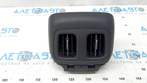 Rear center console trim with air duct deflector Hyundai Tucson 25-26 black