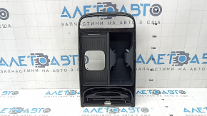 Center console trim with cup holders Hyundai Tucson 25-26 black gloss