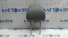 Front right headrest Kia Niro 17-19 HEV, PHEV leather, gray, blue stitching, for cleaning