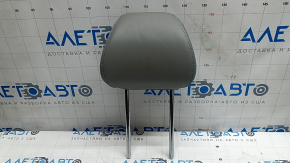 Front left headrest Kia Niro 17-19 HEV, PHEV leather, gray, blue stitching, dry-cleanable