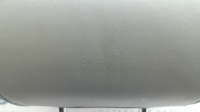 Front left headrest Kia Niro 17-19 HEV, PHEV leather, gray, blue stitching, dry-cleanable