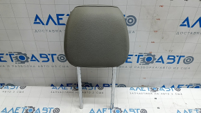 Front left headrest Kia Niro 17-19 HEV, PHEV leather, gray, blue stitching, dry-cleanable