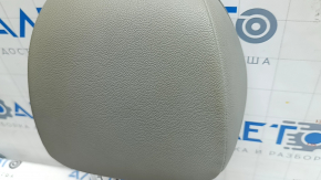 Front left headrest Kia Niro 17-19 HEV, PHEV leather, gray, blue stitching, dry-cleanable