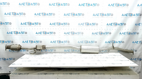The exhaust pipe middle part with the catalytic converter of Hyundai Tucson 25-26 1.6T HEV is flattened