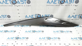 Left rear fender trim Hyundai Tucson 22-26 matte chrome, broken fasteners, bent corner