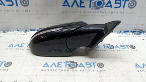 Right side mirror assembly Kia Niro 17-22 14 pins, BSM, turn signal, with memory, blue B4U, scratches, no fragments, crack, sand