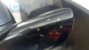 Right side mirror assembly Kia Niro 17-22 14 pins, BSM, turn signal, with memory, blue B4U, scratches, no fragments, crack, sand