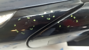 Right side mirror assembly Kia Niro 17-22 14 pins, BSM, turn signal, with memory, blue B4U, scratches, no fragments, crack, sand