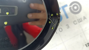 Right side mirror assembly Kia Niro 17-22 14 pins, BSM, turn signal, with memory, blue B4U, scratches, no fragments, crack, sand