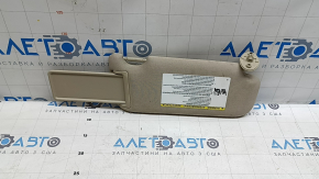 Left visor Toyota Camry v70 21-24 beige, without hook, dry cleanable