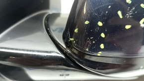 Left side mirror assembly Kia Niro 17-22 14 14 pins, BSM, turn signal, with memory, blue B4U, scratches
