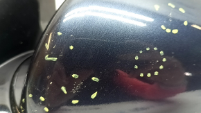 Left side mirror assembly Kia Niro 17-22 14 14 pins, BSM, turn signal, with memory, blue B4U, scratches