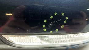 Left side mirror assembly Kia Niro 17-22 14 14 pins, BSM, turn signal, with memory, blue B4U, scratches