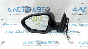 Left side mirror assembly Hyundai Tucson 25-26 7+2 pins, turn signal, camera, heating, BSM, blue with chrome