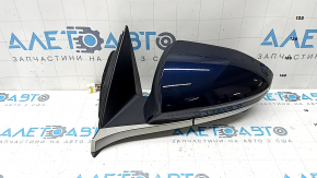 Left side mirror assembly Hyundai Tucson 25-26 7+2 pins, turn signal, camera, heating, BSM, blue with chrome