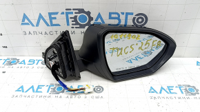 Right side mirror assembly Hyundai Tucson 25-26 7+2 pins, turn signal, camera, heating, BSM, blue with chrome